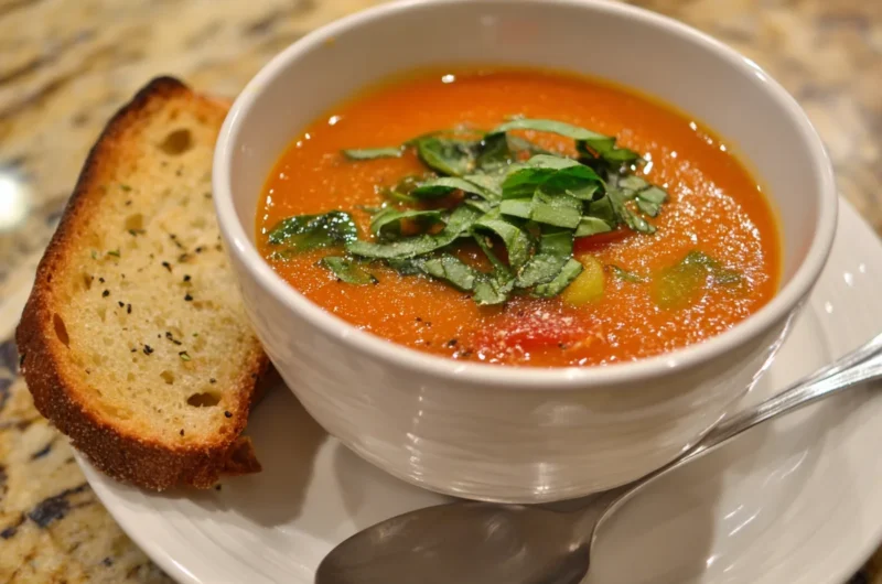 Healthy Tomato Vegetable Soup Recipe
