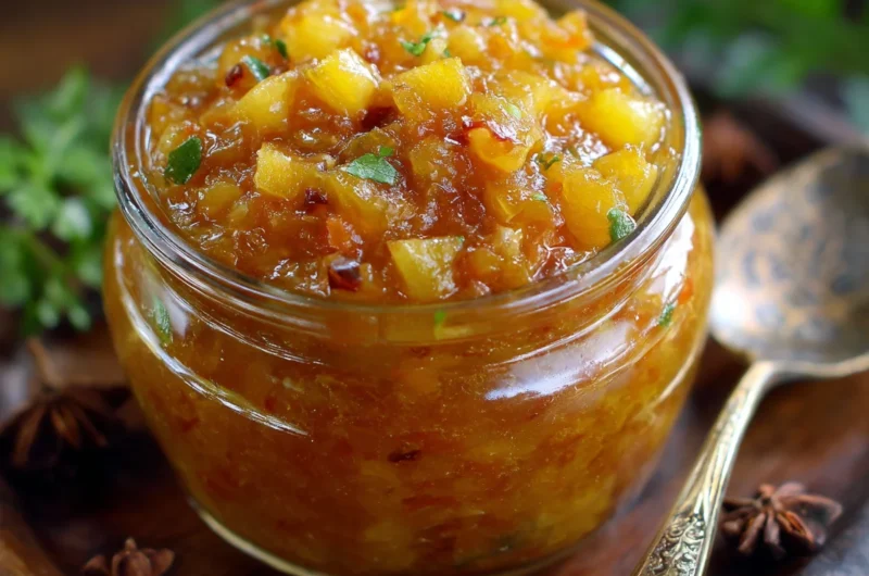 Sweet & Tangy Pineapple Chutney Recipe