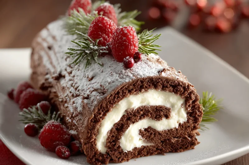 Classic Yule Log Cake Recipe