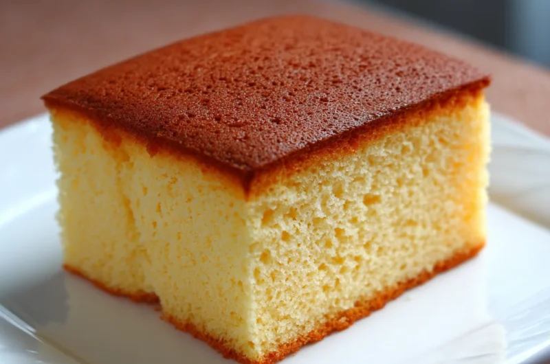 Fluffy Castella Cake Recipe