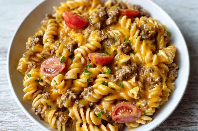 One-Pot Cheeseburger Pasta Recipe